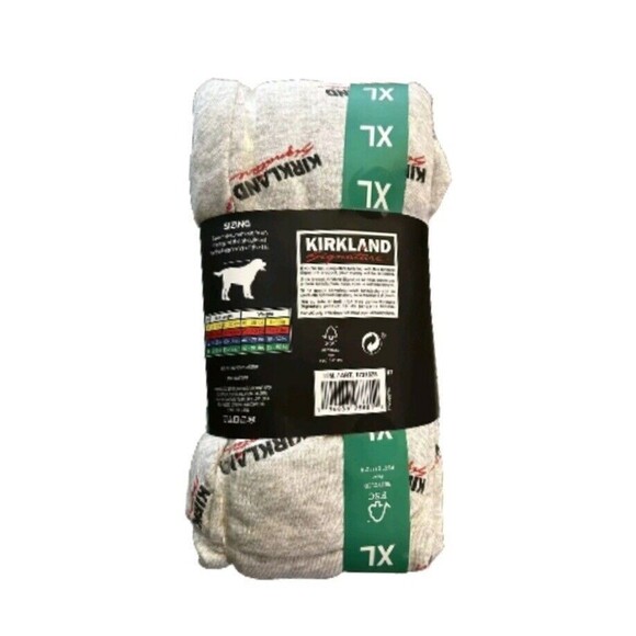 Costco Kirkland Signature Pet Logo Hoodie Gray Size XL Dog 21"-25" / 70-110lbs - Picture 3 of 6